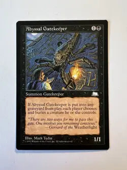 Abyssal Gatekeeper - MTG Weatherlight - NM - Image 1
