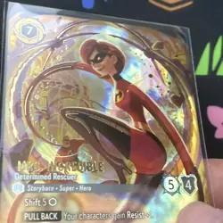 Disney Lorcana Mrs. Incredible Determined Rescuer Enchanted 239/204 Foil EN - Image 2