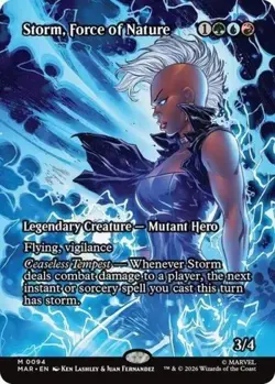 Storm, Force of Nature - Foil - MTG - Marvel Super Heroes - Card #0094 - Image 1