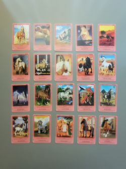 Bella Sara ANCIENT LIGHTS Complete Set 1-55 with 2 Congratulations cards LP - Image 1