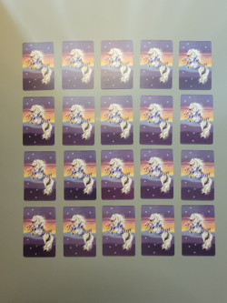 Bella Sara ANCIENT LIGHTS Complete Set 1-55 with 2 Congratulations cards LP - Image 2