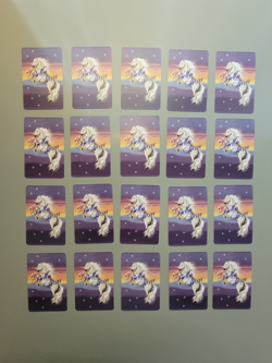Bella Sara ANCIENT LIGHTS Complete Set 1-55 with 2 Congratulations cards LP - Image 4