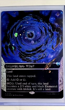 2025 MTG Magic The Gathering EOS Stellar Sights Galaxy Foil #128 Shambling Vent - Image 1