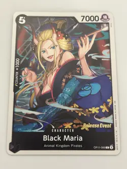 Black Maria OP11-089 A Fist of Divine Speed Release Event Card - Image 1