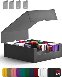 Card Storage Box for MTG PTCG, Commander Deck Box Holds 3000+ Cards, Card Sto... - Image 2