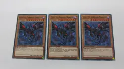 3x RED-EYES DARKNESS DRAGON 1ST EDITION SGX3-ENB01 COMMON YUGIOH NM / UNPLAYED - Image 1
