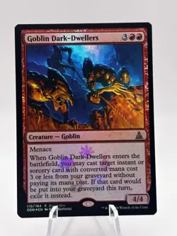 Goblin Dark-Dwellers 110/184 Foil Promo Oath of the Gatewatch OGW MTG LP - Image 1