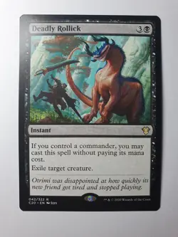 MTG - Deadly Rollick - Ikoria Lair of Behemoths #42 - Rare N/M - Image 1