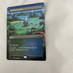 MTG Yavimaya Coast BORDERLESS FOIL Dominaria United 382 Regular Rare NM - Image 3