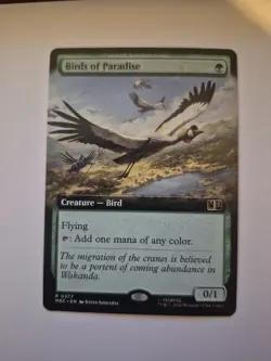 Birds of Paradise (Extended Art) 0377 - Commander: Marvel Super Heroes MTG NM x1 - Image 1