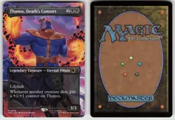 Thanos, Death's Consort (Extended Art) 508 Commander: Marvel Super Heroes MTG - Image 3
