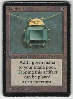 Mox Emerald Beta Edition Rare MAGIC: THE GATHERING - Image 1