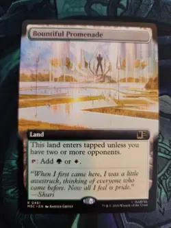 Bountiful Promenade - MTG Marvel Super Heroes Borderless Rare Nm - Image 1