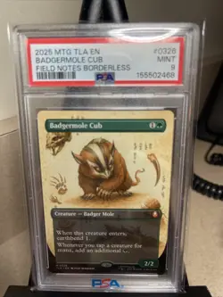 Badgermole Cub (Borderless) Avatar: The Last Airbender Regular PSA 9 - Image 1