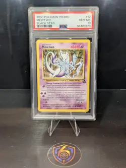 PSA 10 Mewtwo Black Star Promo #12 Pokemon League Promo 2000 WOTC Gem Mint - Image 1