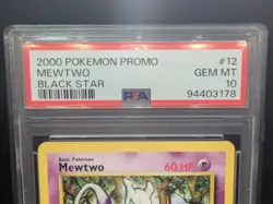 PSA 10 Mewtwo Black Star Promo #12 Pokemon League Promo 2000 WOTC Gem Mint - Image 5