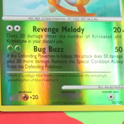 Kricketune LV.46 32/127 Platinum Reverse Holo Pokemon - Image 2