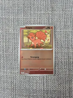 Vulpix Reverse Holo CRI Wachsendes Chaos 008/086 German Pokemon Card - Image 1