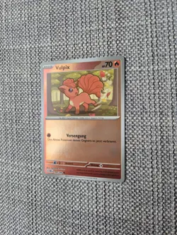 Vulpix Reverse Holo CRI Wachsendes Chaos 008/086 German Pokemon Card - Image 2