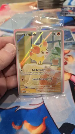 SEALED - Pokemon TCG Fennekin 080 - Black Star PROMO FULL ART Chaos Rising ETB! - Image 1