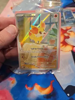 SEALED - Pokemon TCG Fennekin 080 - Black Star PROMO FULL ART Chaos Rising ETB! - Image 3
