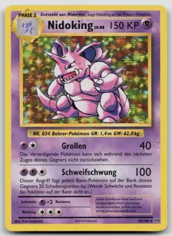 Nidoking 45/108 Holo Rare - Evolutions - DE - EXC - Pokemon TCG - Image 1