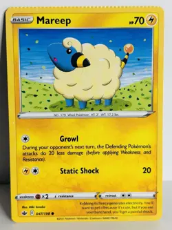 Mareep Crimped Error Chilling Reign * POKEMON CARD - Image 1