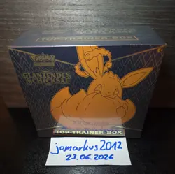 Pokemon TCG Glanzendes Schicksal Top-Trainer-Box Deutsch versiegelt - Image 1
