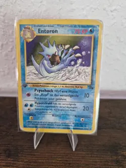 Pokemon Entoron 35/62 1. Edition Deutsch Base Set Poor/Played Vintage - Image 1