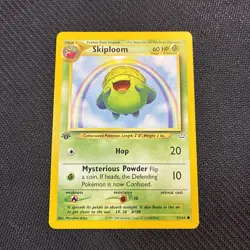 Skiploom 52/64 1st Edition Neo Revelation Pokemon NM - Image 1