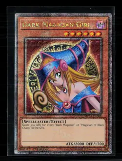 Yu-Gi-Oh! Dark Magician Girl 25th Quarter Century SR MP24-EN009 1st Edition - Image 1