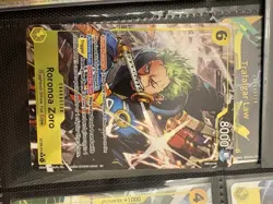 One Piece Roronoa Zoro ST29-014 Alt Art Starter Deck 29 Egghead Card NM RARE HTF - Image 1