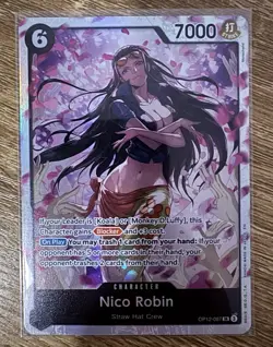 4 x One Piece TCG OP12-087 Super Rare (SR) Nico Robin NM English (Playset) - Image 2