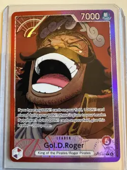 One Piece TCG OP-13 Carrying On His Will Gol.D.Roger Alt Art Leader PRISTINE⚡💎 - Image 1