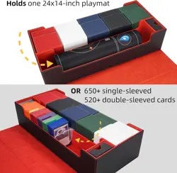 MTG Deck Box 6 In1 with MTG Playma, Card Storage Box with 5 Pcs MTG Deck Box ... - Image 5
