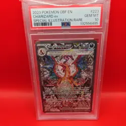 Pokemon 2023 Charizard ex 223/197 Alt Art SIR Obsidian Flames GEM MINT PSA 10 - Image 1