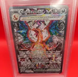 Pokemon 2023 Charizard ex 223/197 Alt Art SIR Obsidian Flames GEM MINT PSA 10 - Image 3