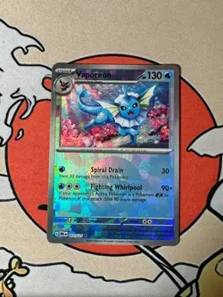 Vaporeon Poke Ball 022/131 Prismatic Evolution (Pokemon Scarlet & Violet Card) - Image 1