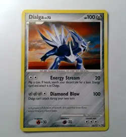 Dialga 23/127 Platinum 2009 Near Mint Rare Non-Holo Pokemon TCG Card - Image 1