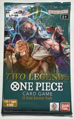 One Piece OP-08 Two Legends Factory Sealed Booster Pack ENGLISH NEW - 12 Cards - Image 1