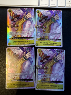 Charlotte Perospero OP03-113 One Piece Card TCG x4 Playset Pillars of Strength - Image 1