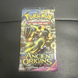 2015 Pokemon Ancient Origins Factory Sealed Booster Pack Mega Groudon Art Work - Image 1