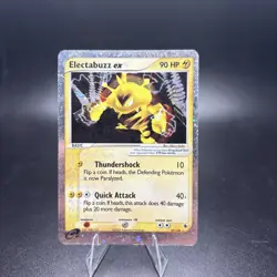 Ruby and Sapphire Pokemon Vintage Card 97/109 Electabuzz ex DMG -g - Image 1