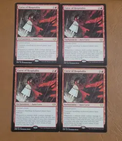 1x Playset of (4) NM Curse of Hospitality 152/277 Crimson Vow - Image 1