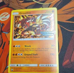 Pokemon Groudon GameStop Promo Cosmos Holo 081/168 HP130 Wreck Ground Slash - Image 1