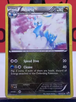 Altaria 92/113 Legendary Treasures Pokemon TCG Reverse Holo Uncommon 2013 MP - Image 3