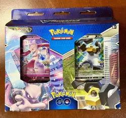 Pokemon TCG: Pokemon GO V Battle Deck —Mewtwo vs. Melmetal Bundle New! - Image 1