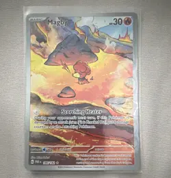 Pokemon Company Magby 186/182 sv04 Paradox Rift Holo Illustration Rare ENG 2023 - Image 1