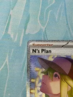 TCG Pokemon English SIR N's Plan 170/086 Sv: Black Bolt Holo - Image 3