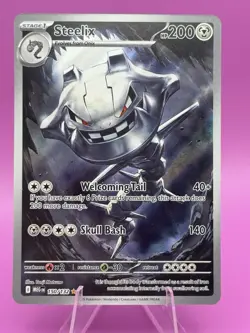 Pokemon TCG Steelix 150/132 Illustration Rare, Mega Evolution, NM/M Condition - Image 1